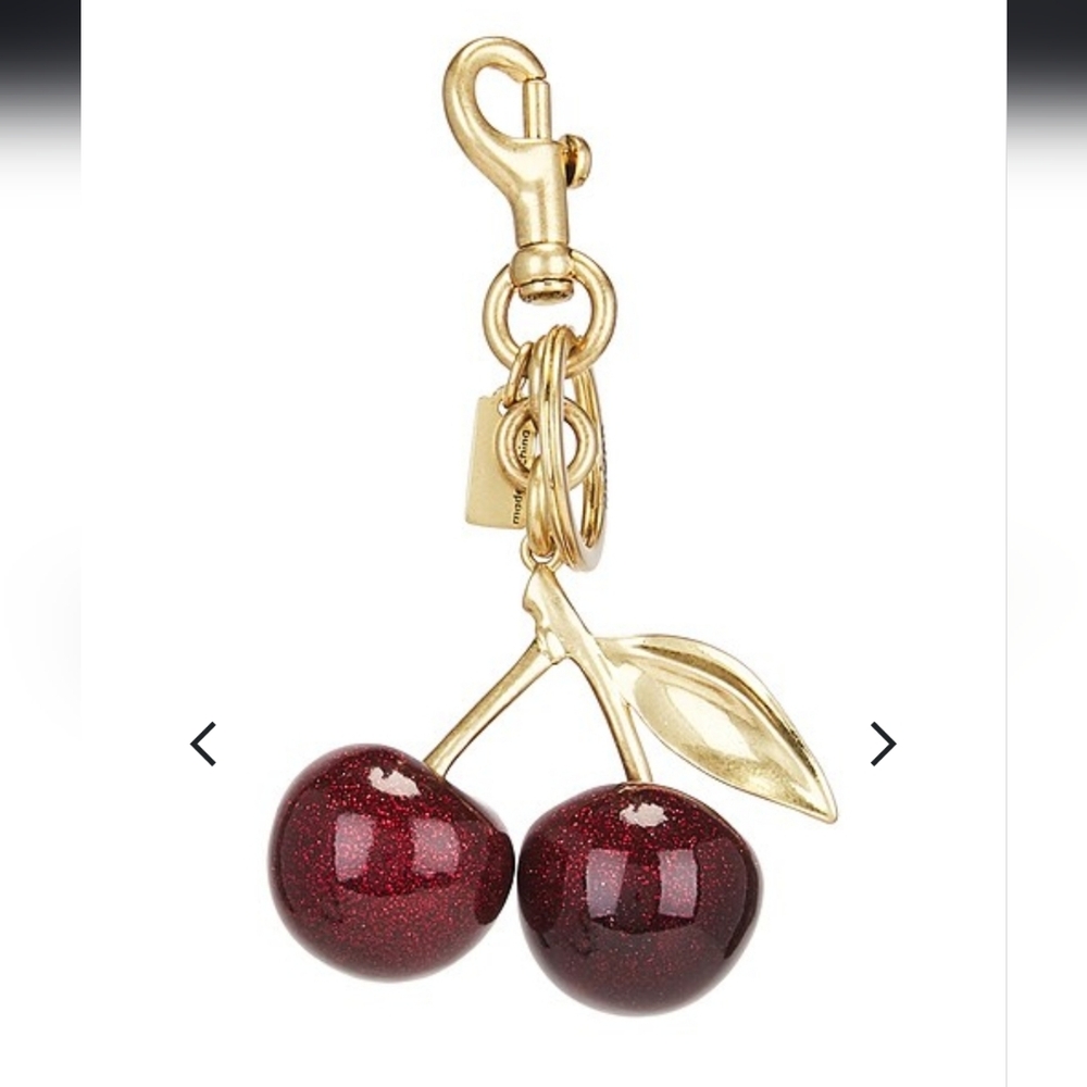 Resin Cherry Bag Charm - Picture 2 of 3